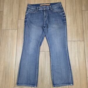 Rock & Roll Cowboy Double Barrel Bootcut Jeans Mens 40x34 Medium Wash Western